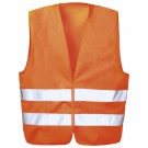 Polyester-Warnweste warnorange
