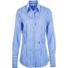 Schwarze Rose Bluse 1/1-arm bügelfrei - slimfit gestreift