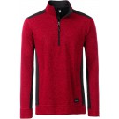 Mens Knitted Workwear Fleece Halfzip